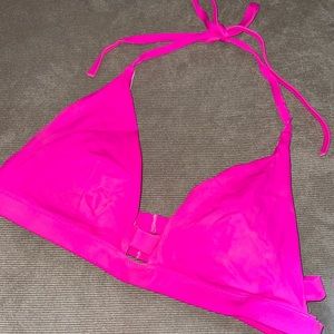 Victoria’s Secret hot pink swim top,